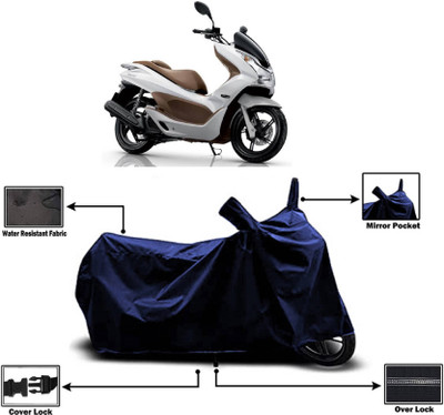 KEDIT Two Wheeler Cover for Honda(PCX 125, Blue)