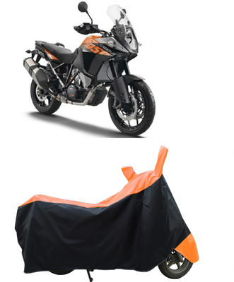 Coxtor Waterproof Two Wheeler Cover for KTM(1050 Adventure BS6, Orange)
