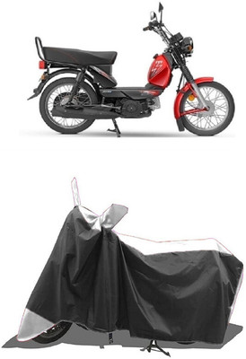 SUGASHRI Waterproof Two Wheeler Cover for TVS(XL 100, White, Black)