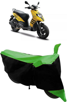 HEMSKAR Two Wheeler Cover for Aprilia(Storm 125, Black, Green)