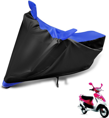 Euro Care Waterproof Two Wheeler Cover for TVS(Scooty Pep Plus, Blue)