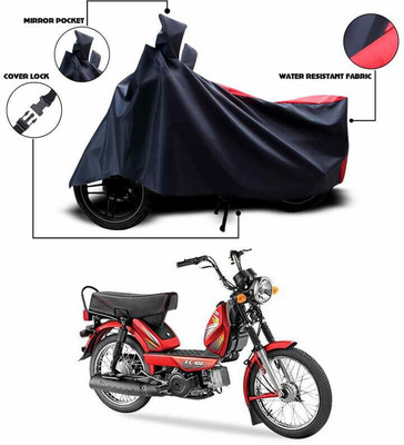 ANTHUB Waterproof Two Wheeler Cover for TVS(Heavy Duty Super XL, Red, Blue)