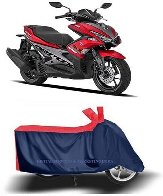 DeepShakshi AUTOMOTIVE Waterproof Two Wheeler Cover for Yamaha(Aerox 155 Maxi, Blue)