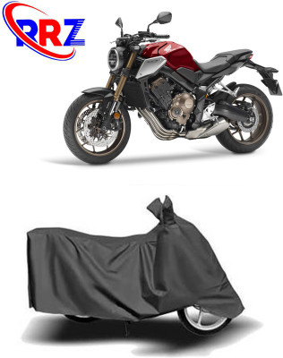 RRZ Waterproof Two Wheeler Cover for Honda(CBR650R, Grey)