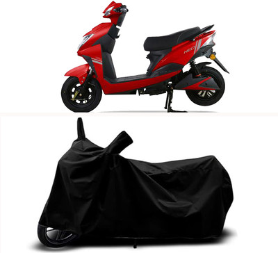 RABABLI Waterproof Two Wheeler Cover for Techo Electra(Electra 5S, Black)