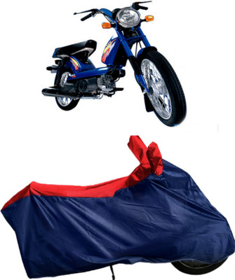 rakku Waterproof Two Wheeler Cover for TVS(XL Super, Blue, Red)