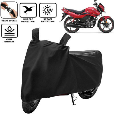 Amikan Waterproof Two Wheeler Cover for Hero(Passion Xpro, Black)