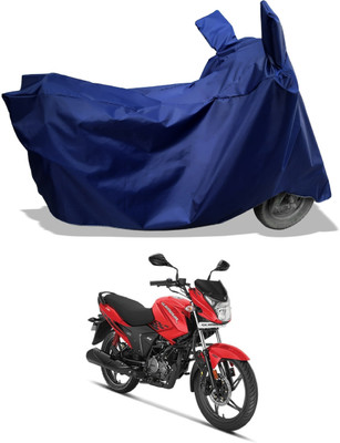Amexride Two Wheeler Cover for Hero(MotoCorp Glamour, Blue)
