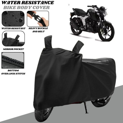 SRP PRODUCT Waterproof Two Wheeler Cover for TVS(Apache RTR 160, Black)