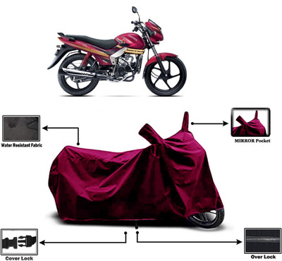 Amexride Two Wheeler Cover for Mahindra(Centuro Rockstar, Maroon)