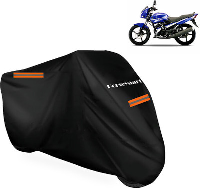 Horseyaart Waterproof Two Wheeler Cover for Yamaha(Gladiator RS, Black)