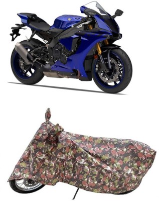 Coxtor Waterproof Two Wheeler Cover for Yamaha(YZF R1, Multicolor)