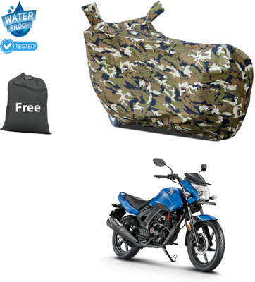 CODOKI Waterproof Two Wheeler Cover for Honda(Unicorn, Yellow)