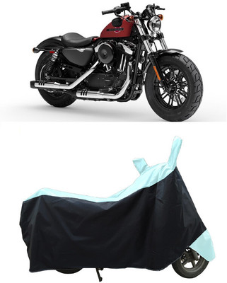 Coxtor Waterproof Two Wheeler Cover for Harley Davidson(Forty Eight, White)