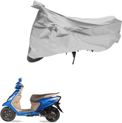 MWBB Waterproof Two Wheeler Cover for TVS(Zest, Silver)