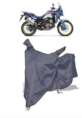 Tritika Waterproof Two Wheeler Cover for Honda(Africa Twin, Grey)