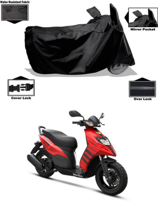 PAGORA Waterproof Two Wheeler Cover for Aprilia(Storm 125, Black)