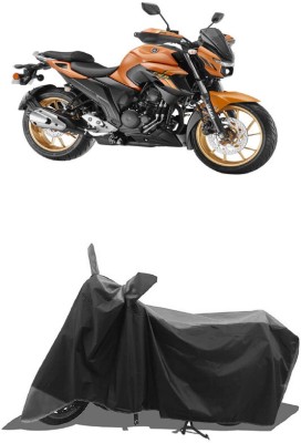 SUGASHRI Waterproof Two Wheeler Cover for Yamaha(FZS 25, Grey, Black)