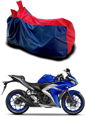 DeepShakshi AUTOMOTIVE Waterproof Two Wheeler Cover for Yamaha(YZF R3 BS6, Red)