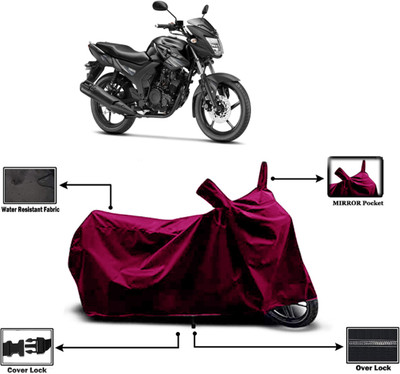 Amexride Two Wheeler Cover for Yamaha(SZ RR V2.0, Maroon)