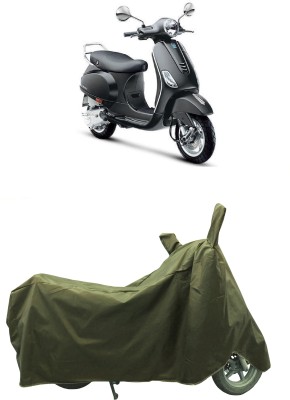 Coxtor Waterproof Two Wheeler Cover for Vespa(Vespa VXL 125, Green)