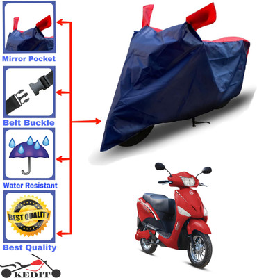 KEDIT Two Wheeler Cover for Hero(Electric Optima, Red, Blue)