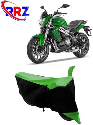 RRZ Waterproof Two Wheeler Cover for Benelli(TNT 300, Black, Green)