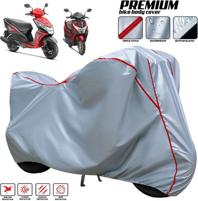 xodi Waterproof Two Wheeler Cover for Honda(Dio, Silver, Red, Multicolor)