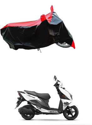 VESMEI Two Wheeler Cover for Suzuki(Avenis 125, Red)