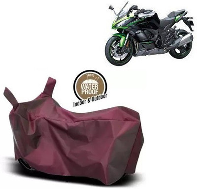 OliverX Waterproof Two Wheeler Cover for Kawasaki(Ninja 1000, Maroon)
