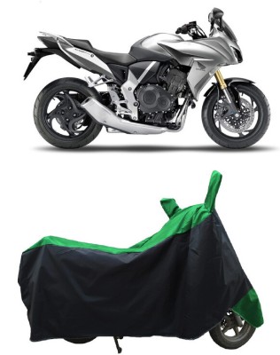 Coxtor Waterproof Two Wheeler Cover for Honda(CBF 1000, Green)