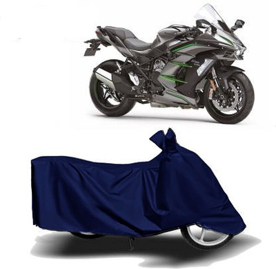 starmick Waterproof Two Wheeler Cover for Kawasaki(Ninja H2, Blue)