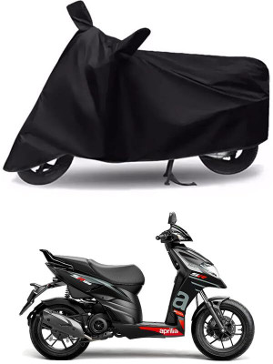 AASHTIK MART Two Wheeler Cover for Aprilia(SXR 160, Black)