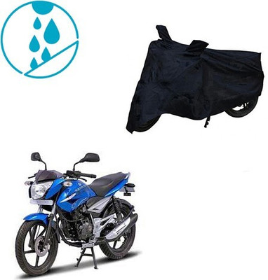MMSSTAR Waterproof Two Wheeler Cover for Bajaj(XCD 125cc, Black)