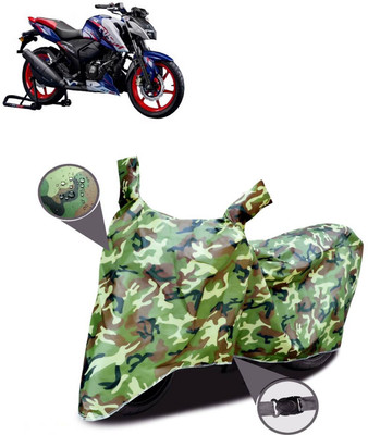 CODOKI Waterproof Two Wheeler Cover for TVS(Apache RTR 165 RP, Green)