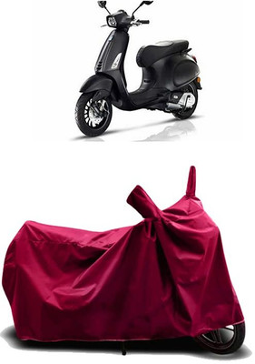 KEDIT Two Wheeler Cover for Vespa(Notte, Maroon)