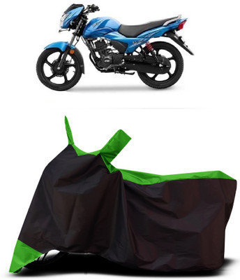 VESMEI Two Wheeler Cover for TVS(Victor New, Green)