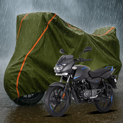 CODOKI Waterproof Two Wheeler Cover for Bajaj(Pulsar 125, Green)
