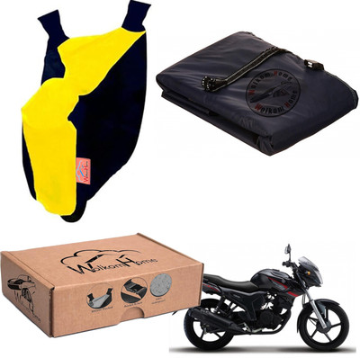WolkomHome Waterproof Two Wheeler Cover for Yamaha(SZ X, Yellow, Blue)