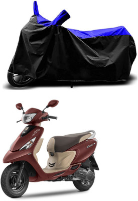 VESMEI Two Wheeler Cover for TVS(Zest 110, Blue)