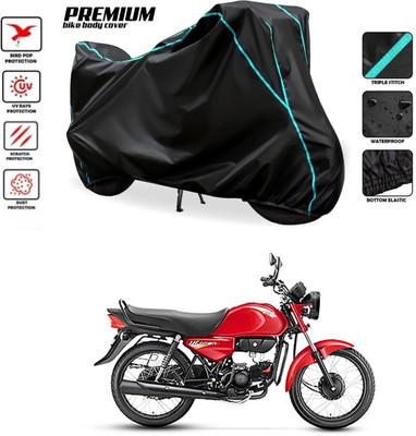 SThanaveX Two Wheeler Cover for Hero(CD Dawn, Black)
