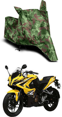 Furious3D Two Wheeler Cover for Bajaj(Pulsar 200, Multicolor)