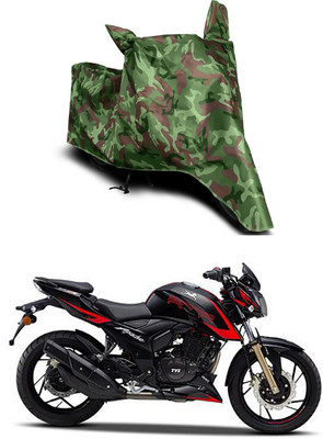 Furious3D Two Wheeler Cover for TVS(Apache RTR 200 4V, Multicolor)