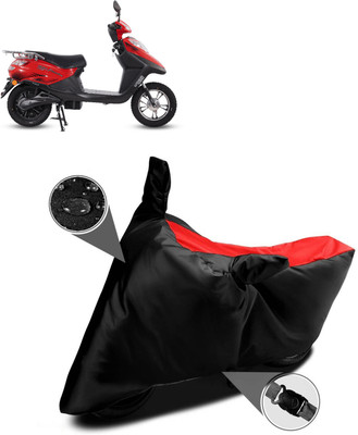 AutoGalaxy Waterproof Two Wheeler Cover for Hero(Electric Flash BS6, Red)