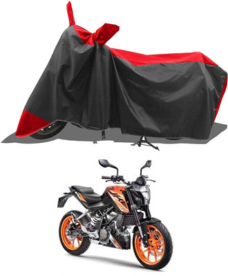 KEDIT Two Wheeler Cover for KTM(125 Duke, Red)