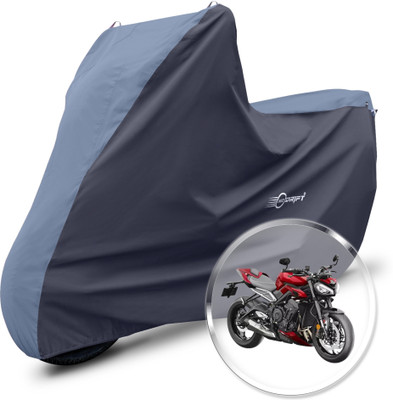 Neodrift Two Wheeler Cover for Triumph(Street Triple RS, Blue, Black)