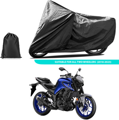 CODOKI Two Wheeler Cover for Yamaha(MT 03, Black)