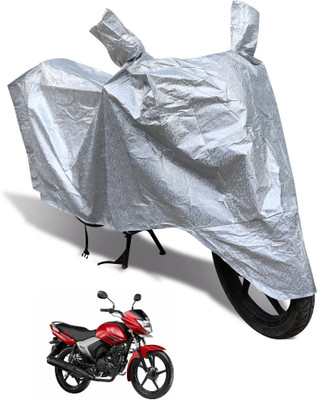 Euro Care Waterproof Two Wheeler Cover for Yamaha(Saluto, Silver)