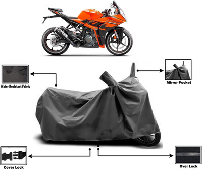 Amexride Two Wheeler Cover for KTM(RC 390, Grey)