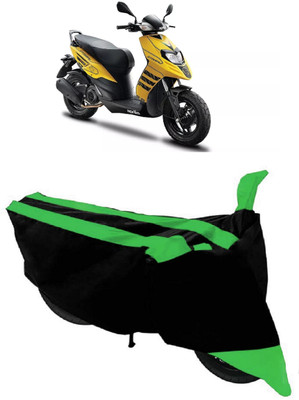 HEMSKAR Two Wheeler Cover for Aprilia(Storm 125, Black, Green)